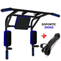 HOLGU - Barra Multifuncional 10 en 1 + banda croosfit negro + guante