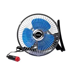 OREGON - Ventilador Giratorio Auto 6 PuLG 12v Gancho Cigarrera