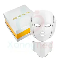 GENERICO - MASCARA LED CON CUELLO - 7 LUCES LED