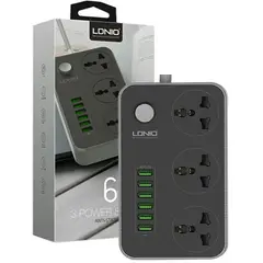 LDNIO - Enchufe sc3604 extensión de usb 6 usb 3 power socket universal