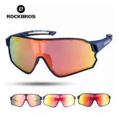 ROCKBROS - Lentes o gafas polarizadas para ciclismo -