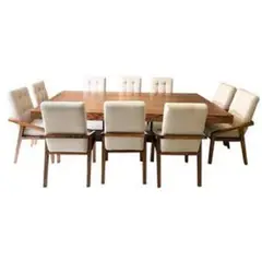 MOBILIARI - Juego De Comedor 10 Sillas Alice Blanco