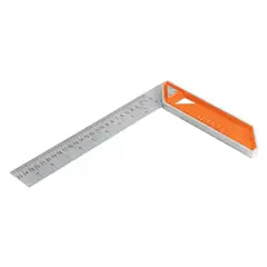 TRUPER - Escuadra Para Carpintero Ac.Inox. 10" 14374 - Gris / Naranja
