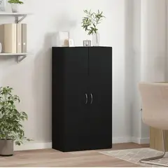 VILLA HOGAR - Zapatera Stella negro - capacidad 24 pares de zapatos