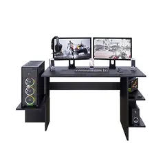 MOVENDA - Escritorio Gamer NR 09 136cm Negro