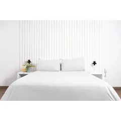 COBITEX HOME - Funda De Plumón 200 hilos Blanco King cobitex 100% Algodón