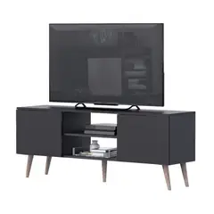 MOVENDA - Mesa de TV Roca Sales 65" 2 Puertas Negro