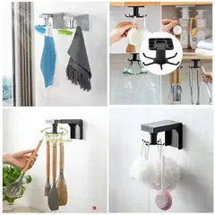 GENERICO - Organizador gancho giratorio multifuncional colgador cucharones 360