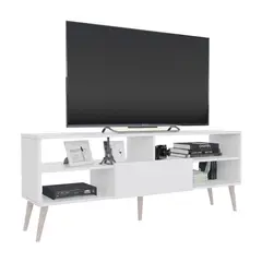 MOVENDA - Mesa de TV Sao Leopoldo 65" 1 Puerta Blanco