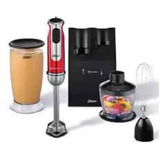 OSTER - Batidora De Inmersión Acero Inoxidable + 3 Accesorios