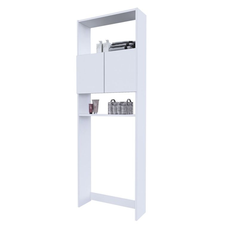 Organizador de Baño Valencia 182x63cm 2 Puertas Movenda Blanco