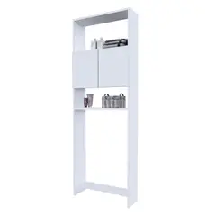 MOVENDA - Organizador de Baño Valencia 182x63cm 2 Puertas Blanco