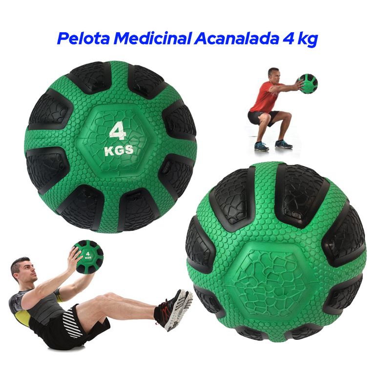 Pelota Medicinal Acanalada 4 kg