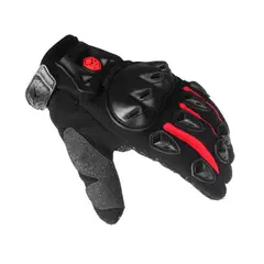 SCOYCO - Guantes Miton Antideslizantes Motociclistas Talla M Rojo