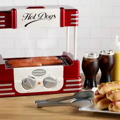 NOSTALGIA - Máquina con Rodillo Freidor para Hot-Dog Retro.
