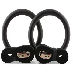 ALPHA GYM - Anillas de gimnasia profesional black