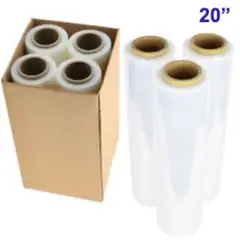 GENERICO - Stretch Film Transparente 20 PuLG Caja X 4 Unidades film
