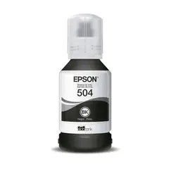 EPSON - Botella De Tinta T504 Negro -