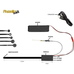 OEM - Camara Espia Full HD Graba COn Wi Fi y Sin Wi Fi larga Duración
