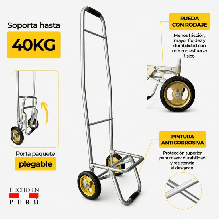 Carrito Mercado Estándar Diseño Europeo