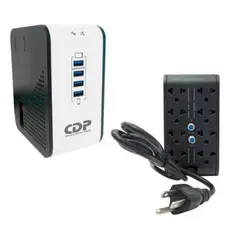 CDP - ESTABILIZADOR DE ENERGIA 8 TOMAS MARCA R2C-AVR1008I 1000VA/500W