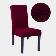 SALA FABULOSA - Funda protectora de silla Lycra Set 8 pzs soft wine