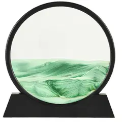GENERICO - Adorno Tipo Reloj De Arena Relajante De Escritorio Verde