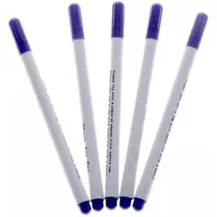 GENERICO - 4 Pzas Marcadores De Tela Plumón Borrable Solubles En Agua