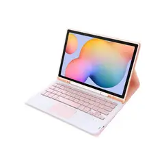RENVMEXY - Teclado Bluetooth Renvmexy Con Touchpad Para Samsung Tab S6 Lite Rosa