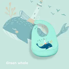 GENERICO - BABERO DE SILICONA BALLENA