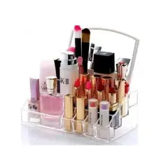 GENERICO - Organizador en acrilico de maquillaje A1 CON ESPEJO