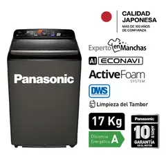 PANASONIC - Lavadora 19kg NA-F190H7TRH