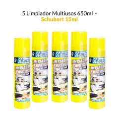SCHUBERT - 5 Limpiadores Multiusos 650ml -