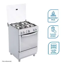 COLDEX - Cocina CX641 a Gas de Pie 24" 4 Quemadores Inox
