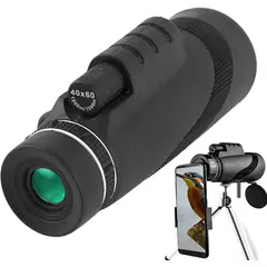 GENERICO - Monocular telescópico 9500m Adaptador de teléfono trípode