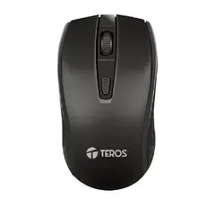TEROS - Mouse Óptico Inalámbrico Negro - TE-5061