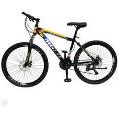 GENERICO - Bicicleta Montañera M1 Aro 26 Anaranjado/Azul