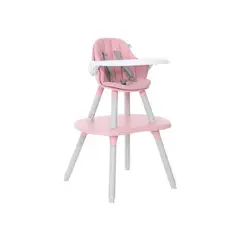 AIMAMA - Silla de Comer 2 en 1 Palo Rosa
