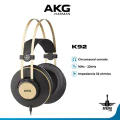 AKG - K92 AUDIFONO DE ESTUDIO