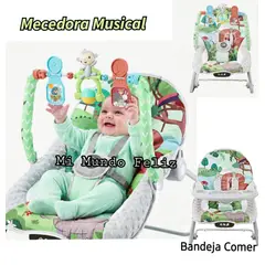 BEBE - Mecedora para Musical Elefhant Verdesito