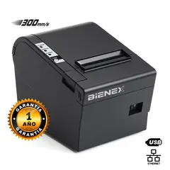 BIENEX - Impresora ticketera termica ETHERNET LAN USB 80mm.