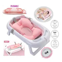 GENERICO - Tina de baño plegable rosa