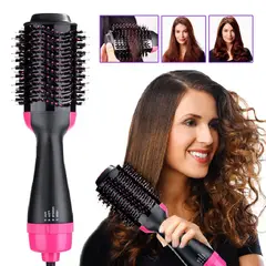 GENERICO - Peine Cepillo Secador 3 en 1 para Cabello Seca y Alisa Anti Frizz