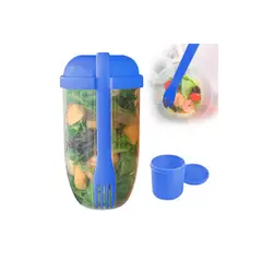 GENERICO - Vaso para Ensalada con aderezo AZUL