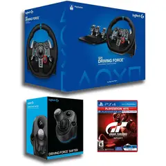 LOGITECH - Timon logitech g29 + palanca de cambio + gran turismo sport