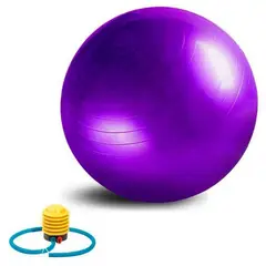 GENERICO - Pelota premiun pílates yoga inflador 65cm Morado