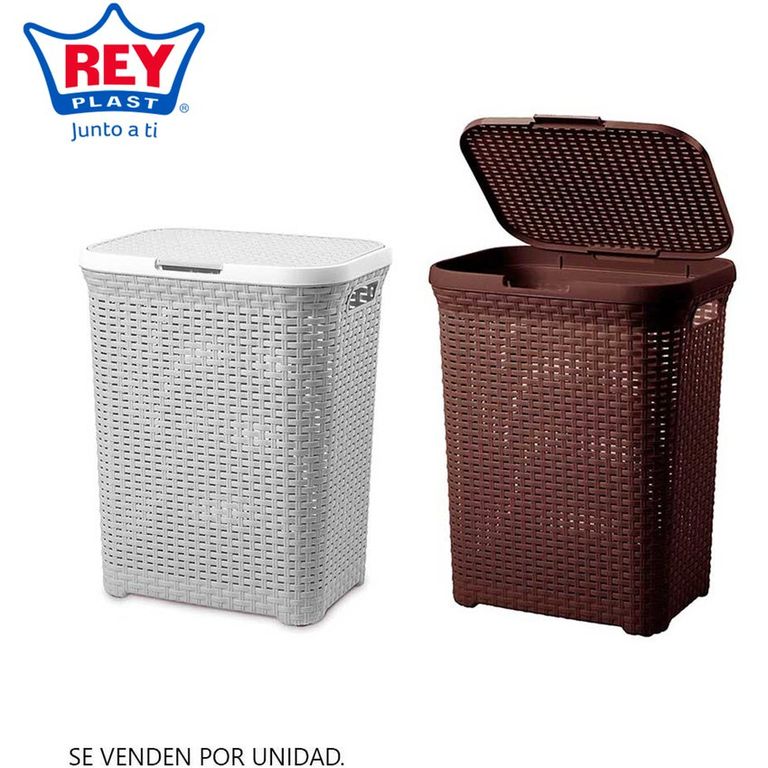 Cesto Reyplast Ratán Grande Marron