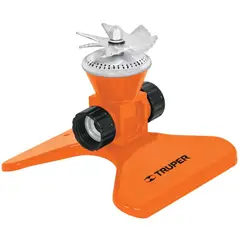 TRUPER - Regador Aspersor mariposa de riego base de acero con aspas