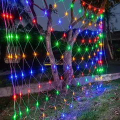 GENERICO - Luces de navidad en forma de malla