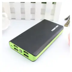 GENERICO - Power bank bateria portatil cuatro puertos cargador portátil 20000